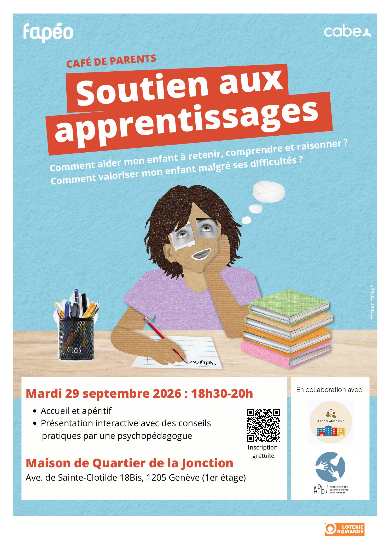 Café-parents : Soutien aux apprentissages